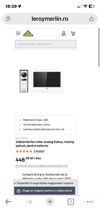 Interfon video intercom