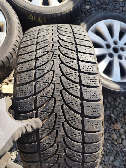 Set 4 jante aliaj 5X115 pentru Opel . Cu anvelope M+S 215/50R17.