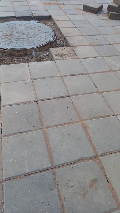 Укладка брусчатки