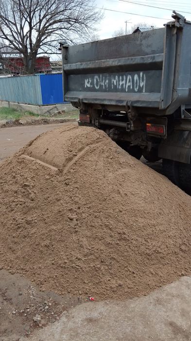 Песок, щебень, отсев, баллас, грунт,