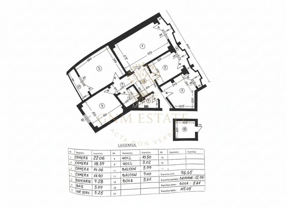 Apartament 4 camere 109 mp Marriott