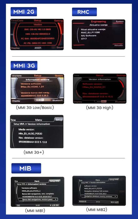 Modul Apple Carplay Android Auto Audi A6 A7 A8 Waze Youtube + CAMERA