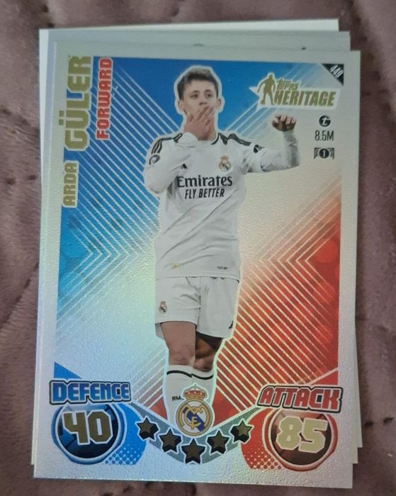 Carduri match attax, de colecție sezon 2024-2025 LUX