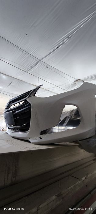 бампер решетка на chevrolet оникс