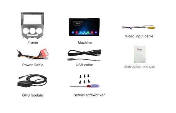 Мултимедия 9" ANDROID 14 за MAZDA 5 CR CARPLAY навигация