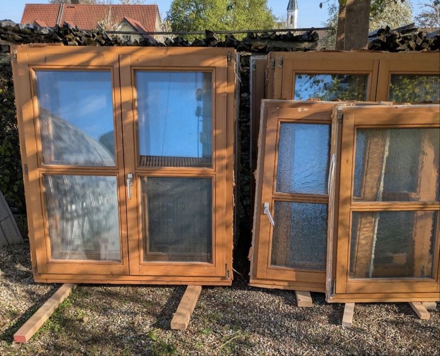 FEREASTRA LEMN TERMOPAN OBLOANE Germania  16 Buc. H 135 x L 123, H 111 x L 72, H 239 x L 123 Garantie