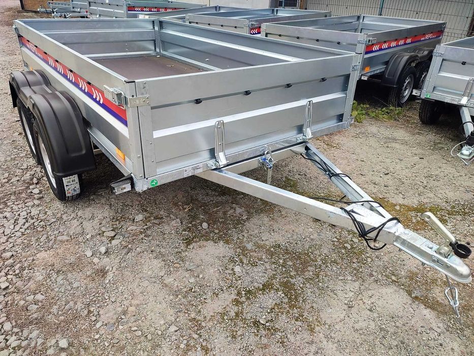 Remorca 750 Kg 2 Axe Dimensiune 240x125x39 Cm, CIV Gratuit