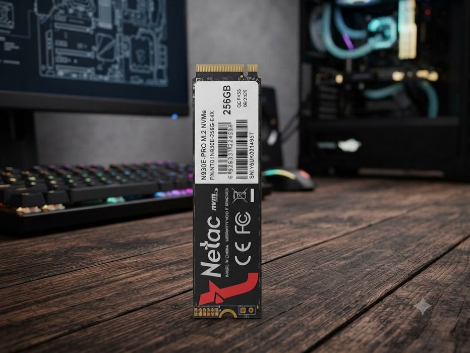 SSD M.2 NVMe 256 ГБ Netac N930E Pro (быстрый)
