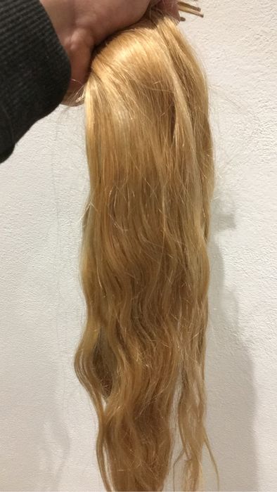 Extensii clip-on 50 cm saten 8 piese par natural