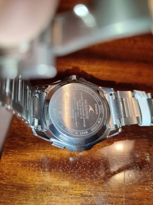Чсовник Casio Oceanus OCW-G2000-1AJF,GPS, Bluetooth,Titanium,Sapphire.