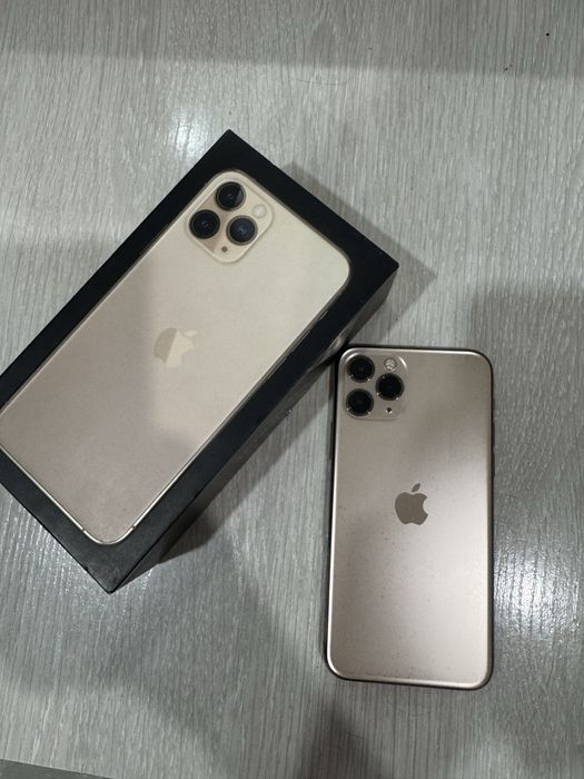 Айфон 11 про золотой цвет