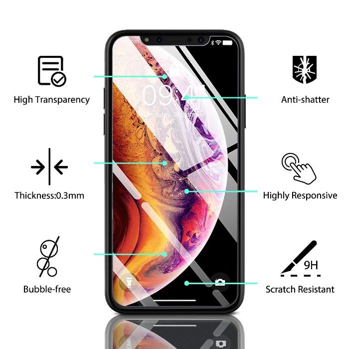 Стъклени протектори за iphone 5/5s / iphone X/XS