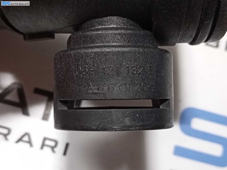 Tub Tubulatura Cot Flansa Apa Lichid Racire Termostat Audi A4 B8 2.0 TFSI 2008 - 2016 Cod 06H121132E [M5634]