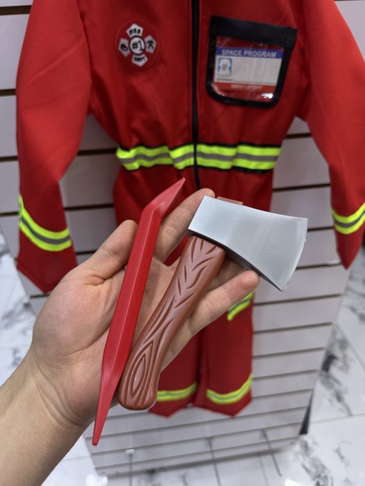 Детские костюмы пожарных размер S 90-110см, L 110-130см ,XL 130-150см