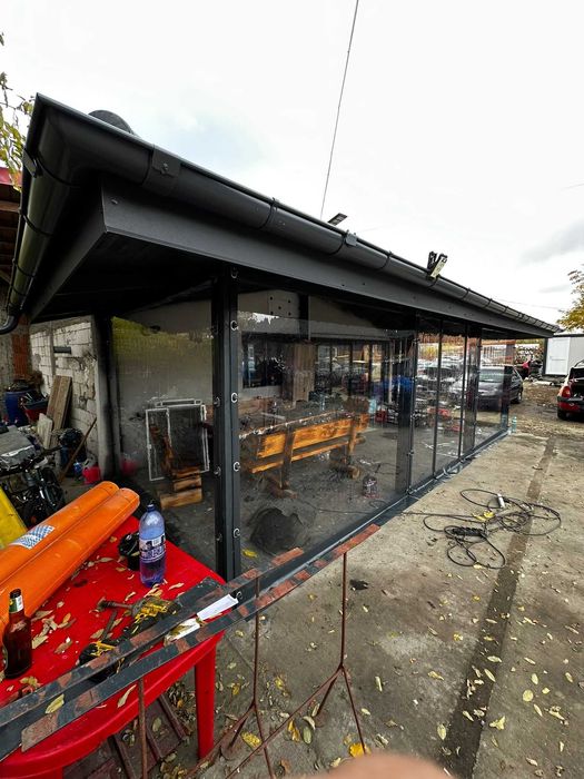 Folie Cristal 0,8 terase si foisoare, transparenta, tratata UV