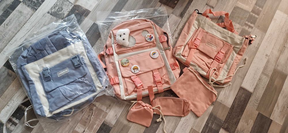 Школьный рюкзак для девочек, 4 в 1, цвета разные