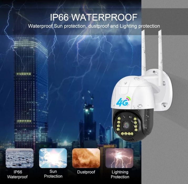 Camera de supraveghere inteligenta cu cartela SIM 4G