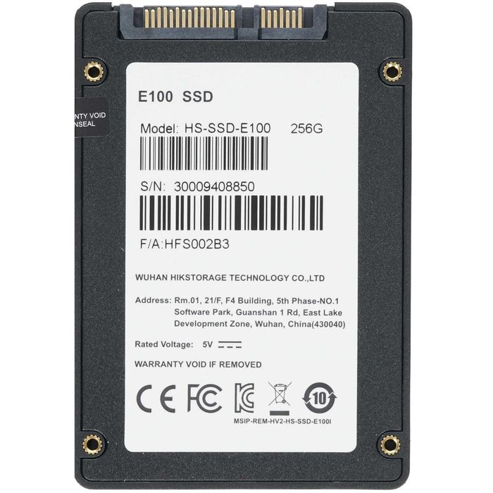 - Твердотельный накопитель SSD 256GB Hikvision Mind/Wave 2.5" SATA III