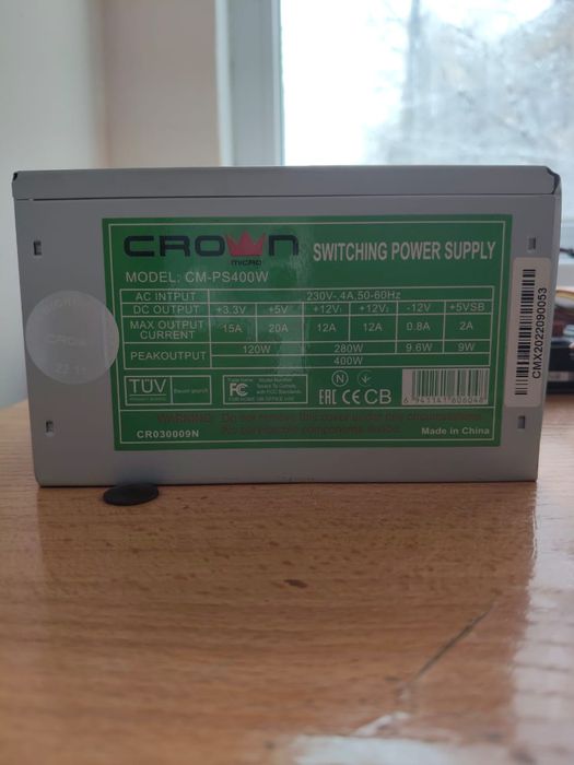 Продам Блок питания MODEL:CM-PS400W