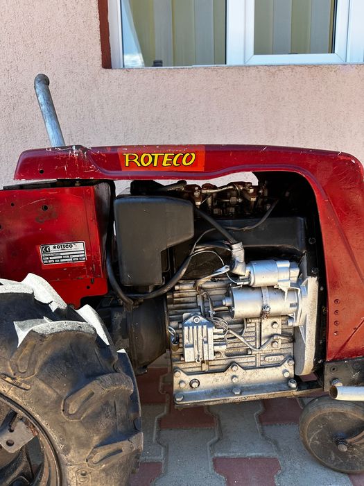 Motocultor ROTECO 18cc, pornire la cheie