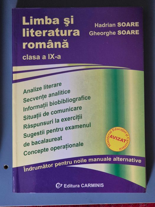 Ocazie ! Patru carti pt studiul limbii și literaturii române, liceu