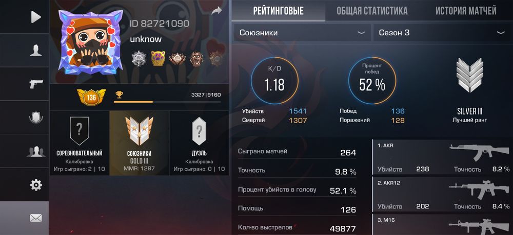 аккаунт стандофф2