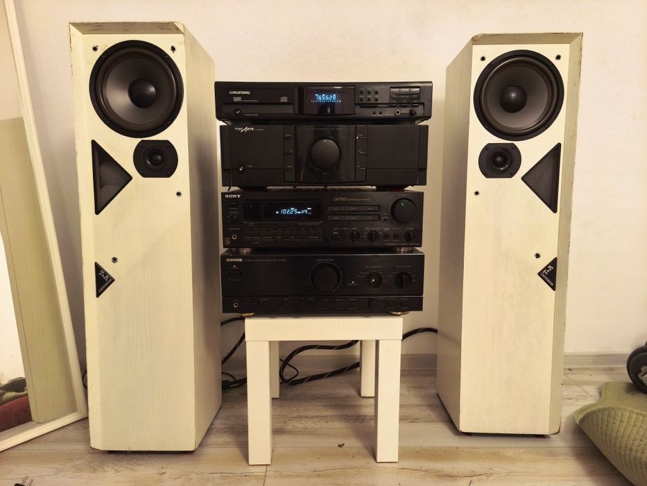 Sistem audio cu FineArts V3 T+A T70 Sony  GX70ES Kenwood KA-5020  CD23