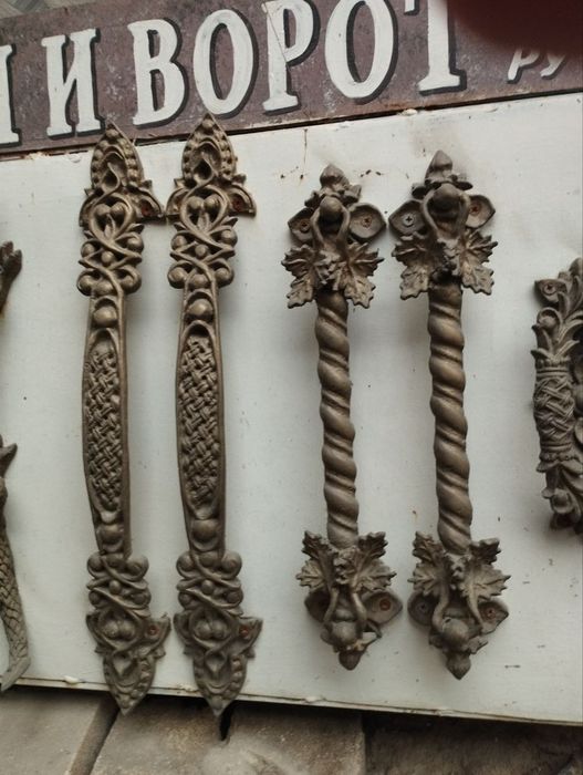 ручки для дверей и ворот бронза литьё