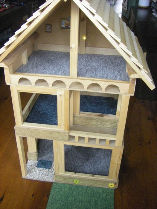 Къща за кукли от дърво - уникат