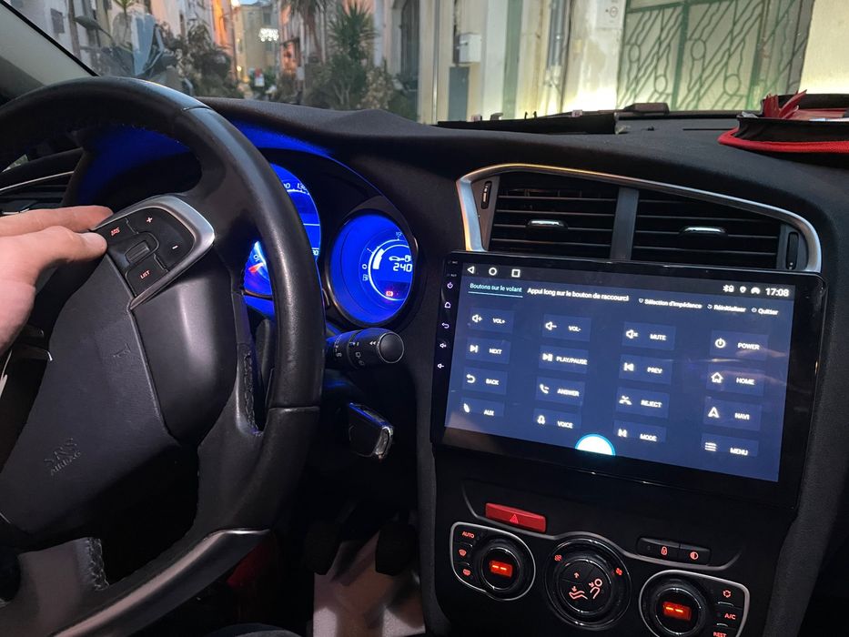 Navigatie Android Citroen C4 2013-2016 Waze YouTube GPS BT USB