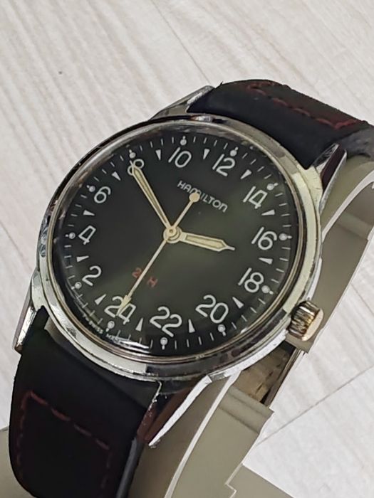 Ceas Hamilton 24H Int Manuala 34 mm Rar!