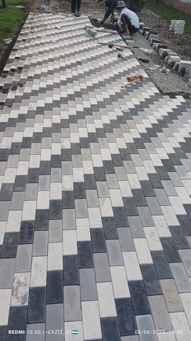 Burschatka, Kafel, beton, burchatka, granit ishlari