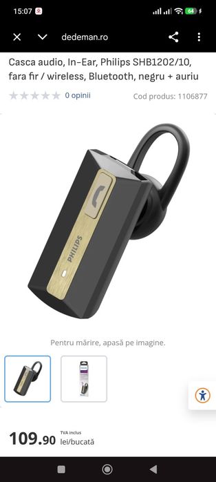 Cască bluetooth Philips