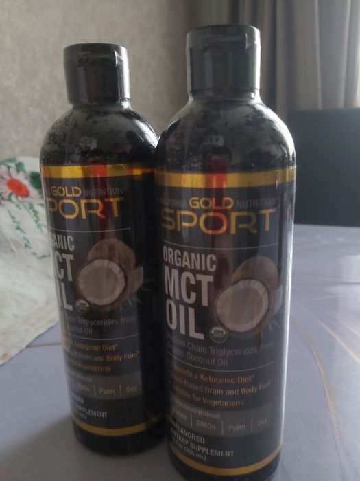 MCT масло California Gold Nutrition SPORT — органическое, новое