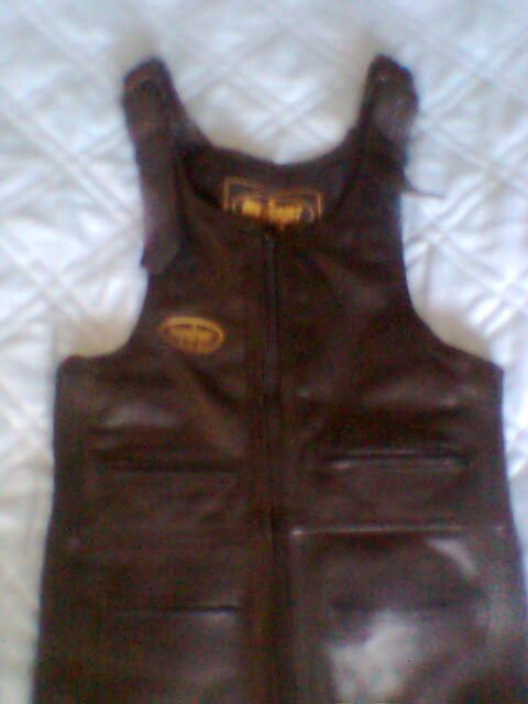 Детски Рокерски гащиризон-кожен