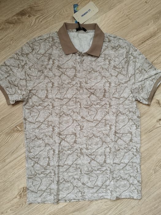 Нова мъжка тениска LC waikiki бежов цвят