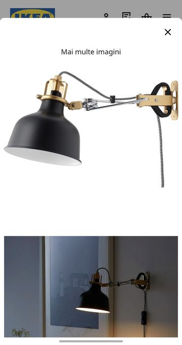 Spot perete Ikea NOU