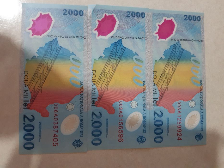 Bancnote eclipsa 2000 lei