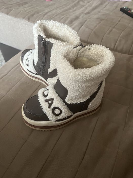 Сапоги замние детские