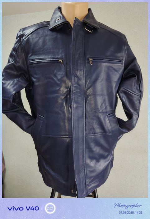 Мужская кожаная куртка