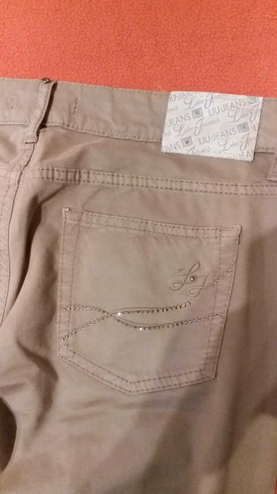Pantaloni dama Liu Jo bej jeans