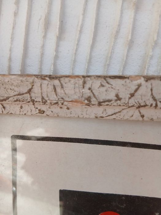 Стари табели Хартия в дървена рамка