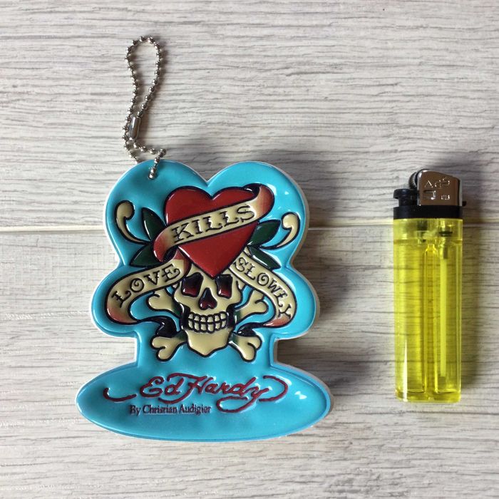 НОВ оригинален ключодържател / накит / висулка на ED HARDY от САЩ