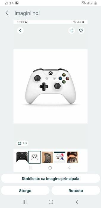 Controller/maneta/joystick xbox one s sau x