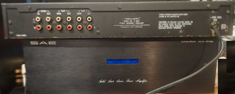 Egalizator stereo pe 10 benzi Realistic 31-9081 cu analizor de spectru