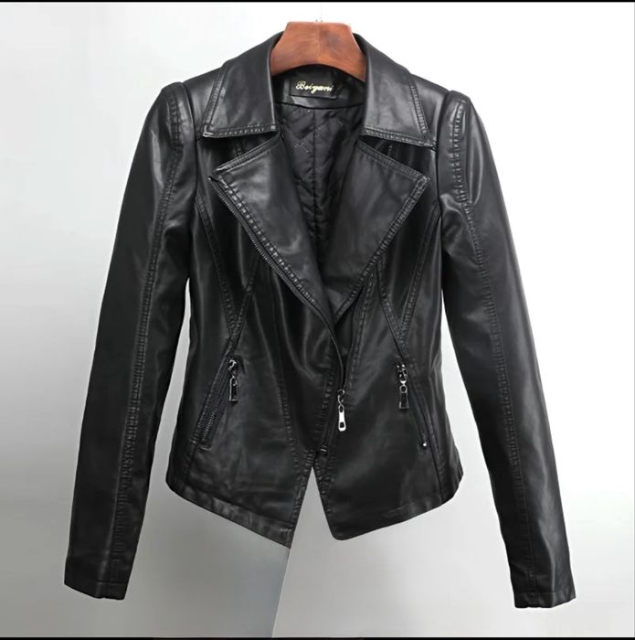 Куртка кожанная