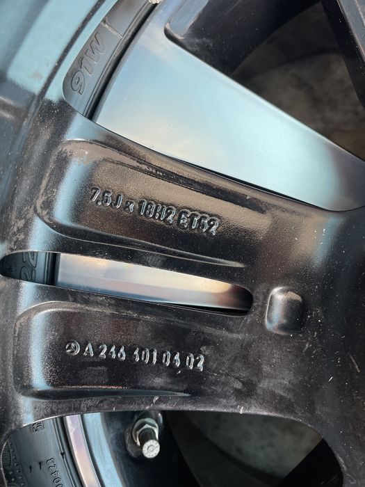 jante originale mercedes r18 cla a class b class c class echipate vara