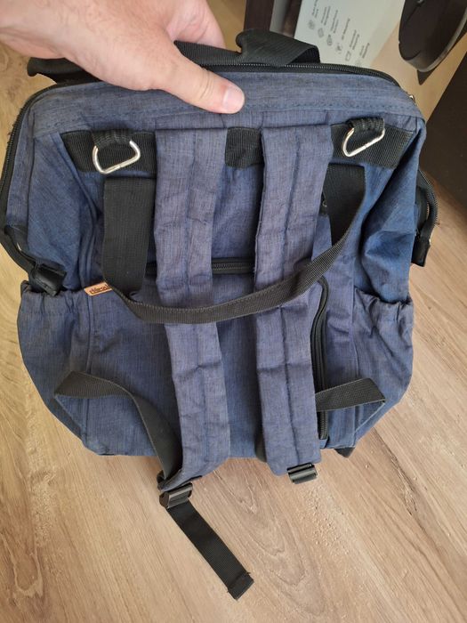 Раница (която може да се ползва за бебешка количка)