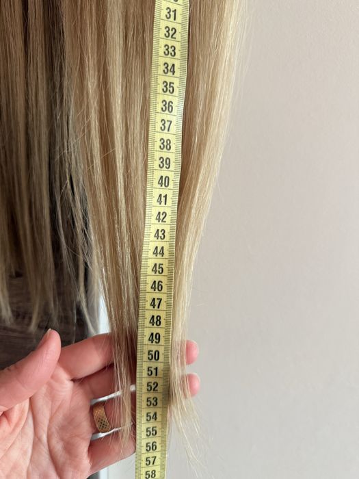 естествена коса руси екстеншъни