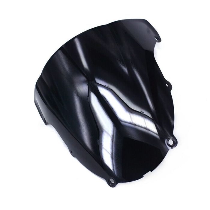Parbriz Double Bubble Fumuriu Kawasaki ZX6R 2003-2004 Negru ZX6 PB027